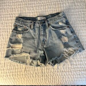 Boyfriend Mid-Rise Jean Shorts